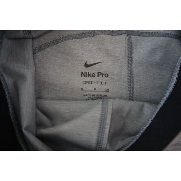 Nike Pro DA0481-084 Women's Sz S Gray Heather High Rise 7" Compression Shorts - Picture 3 of 11
